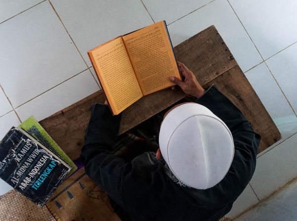 Semangat Santri di Banten Mengaji Kitab Kuning Saat Bulan Ramadhan