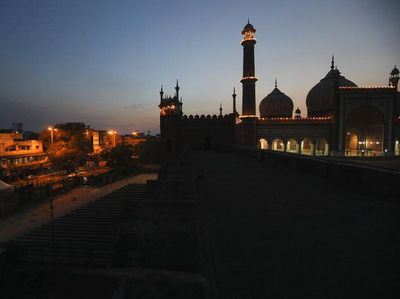 Potret Sunyi Sepi Masjid Terbesar di India Saat Ramadhan