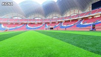 Stadion ini juga memiliki tinggi 60 meter dengan total luas lantai lebih dari 207.000 meter persegi. Istimewa/Dok. KCNA via stadiumdb.com.