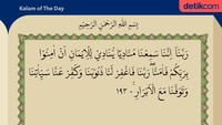 Doa dalam Al Quran Surat Ali Imran ayat 193
