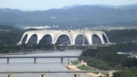 Rungrado 1st of May Stadium atau Stadion Hari Buruh yang berada di Korea Utara disebut sebagai salah satu stadion terbesar di dunia. Istimewa/Dok. Wikipedia/Nicor.  