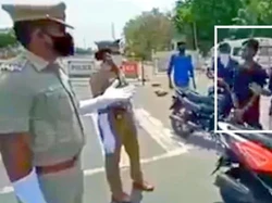 Tak Pakai Masker, Pemotor Digelandang ke Ambulans Berisi Pasien Corona