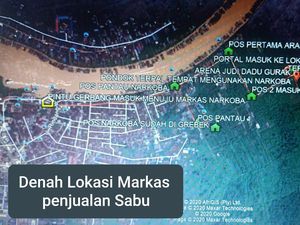 Ini Peta Kampung Narkoba ala Kolombia di Kalteng dengan 3 Lapis Gerbang