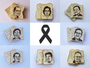 Keren! Kenang Petugas Medis Gugur Lewat Lukisan Cokelat Meses