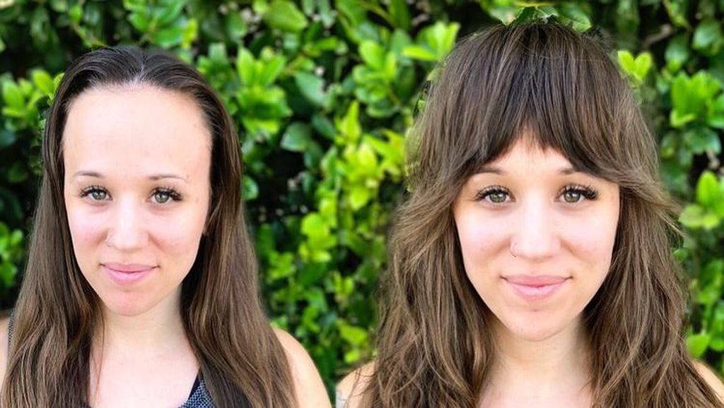 Beda Banget, Tampilan 8 Wanita yang Berubah Drastis Setelah Potong Poni Beda Banget, Tampilan 8 Wanita yang Berubah Drastis Setelah Potong Poni