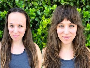 Beda Banget, Tampilan 8 Wanita yang Berubah Drastis Setelah Potong Poni