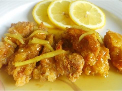 Ayam saus lemon