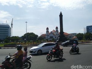 Begini Suasana Hari Pertama Pelaksanaan PKM non-PSBB di Semarang