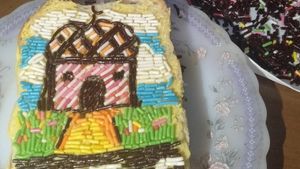 Niat Abis! Netizen Luangkan Waktu Susun Pola Meses di Roti Tawar