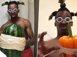 Hobi Pecahkan Telur dan Semangka Pakai Karet Gelang, Pria Ini Jadi Viral