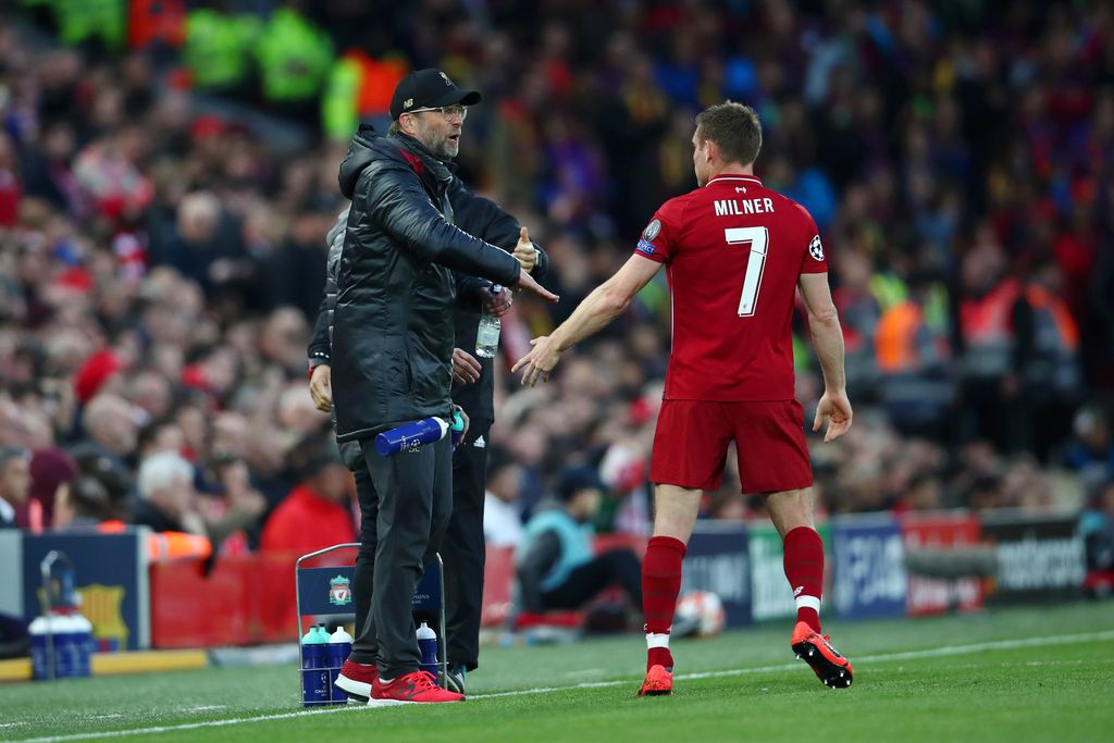 Juergen Klopp dan James Milner