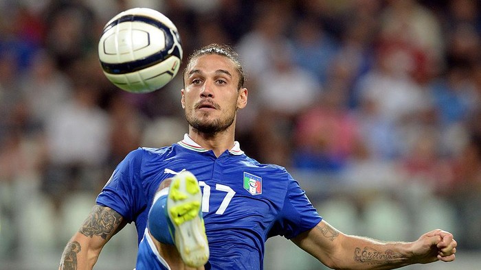 TURIN, ITALY - SEPTEMBER 10:  Pablo Daniel Osvaldo of Italy before the FIFA 2014 World Cup Qualifier group B match between Italy and Czech Republic at Juventus Arena on September 10, 2013 in Turin, Italy.  (Photo by Claudio Villa/Getty Images)