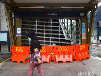 Stasiun MRT Haji Nawi Tutup untuk Cegah Corona
