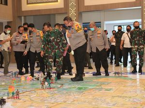 4.312 Personel Gabungan Amankan PSBB Surabaya Raya