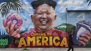 Saat Kim Jong Un Jadi Bahan Humor Politik