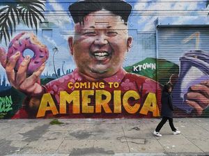 Saat Kim Jong Un Jadi Bahan Humor Politik