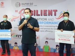 Telkom Beri Bantuan Rp 400 Juta untuk Penanganan Corona di 4 RSUD