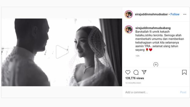 Doa Manis Suami, Di Ultah Zaskia Gotik Tepat 5 Hari Menikah
