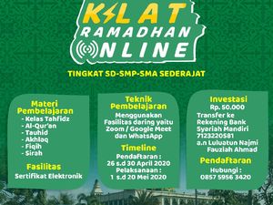 Pandemi Corona, Remaja Masjid di Ciamis Gelar Pesantren Kilat Online