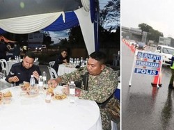 Keren! Polisi Nonmuslim Tugas Saat Magrib agar Polisi Muslim Bisa Buka Puasa