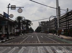 PSBB Proporsional di Bandung, Jalanan yang Ditutup Kembali Dibuka