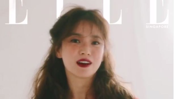 Penampilan Song Hye Kyo di Majalah ELLE Singapore