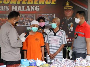 Pengedar Obat Tanpa Izin Diamankan Polres Malang