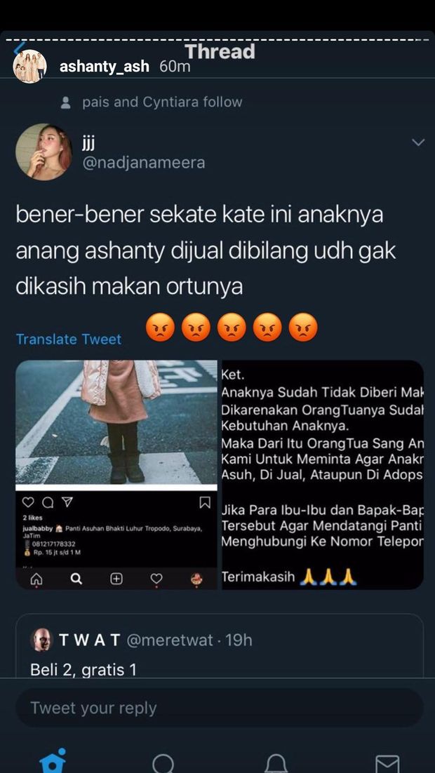 Ashanty Ngamuk Foto Arsy Dipakai Akun Jual Beli Anak, Dihargai Rp1 Miliar