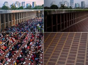 Potret Bukber di Istiqlal Sebelum dan Saat Corona