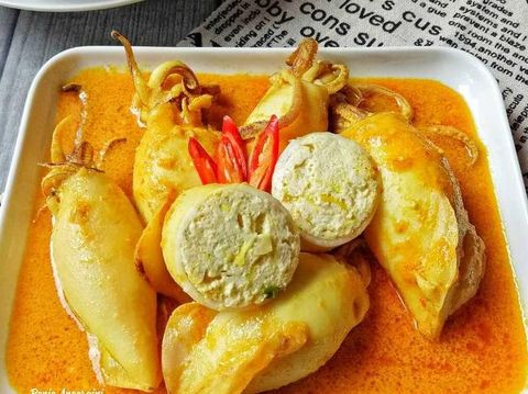 Menu Buka Puasa: Resep Cumi Isi Saus Salsa, Enaknya Bikin ...