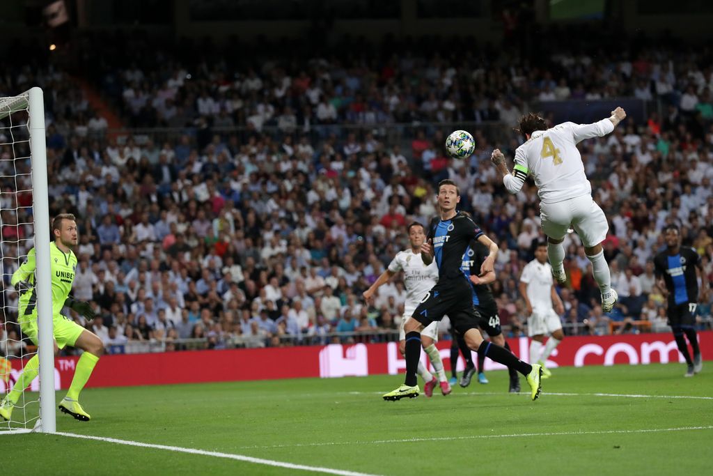 Sergio Ramos yang hobi mencetak gol dari situasi bola mati