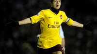 Di nomor 9 ada mantan pemain Arsenal, Manchester City, dan West Ham yakni Samir Nasri. Nasri punya koleksi 36 gol (Getty Images)