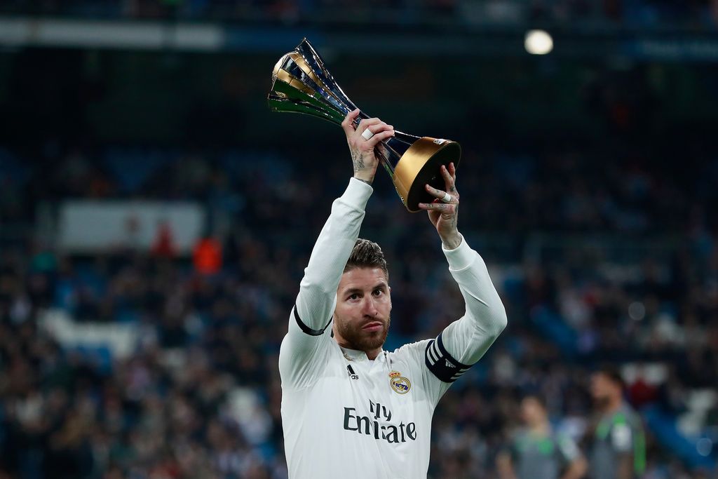 Sergio Ramos pun sudah meraih empat kali juara Piala Dunia Antarklub