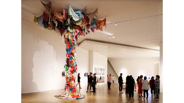 karya seni milik Melati Suryodarmo bernama Keidungsaffe. dok: Museum MACAN
