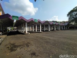 Terminal Ciamis Sepi Imbas PSBB, 1.300 Awak Angkutan Dirumahkan