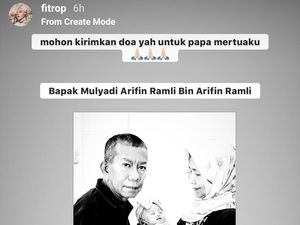 Ayah Mertua Fitri Tropica Meninggal Dunia