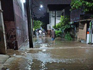 Hujan Deras, 2 RW di Cipinang Melayu Jaktim Terendam Banjir
