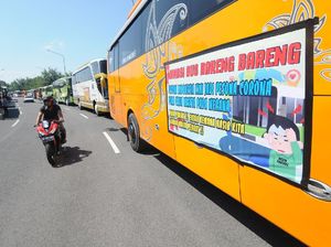 Lihat Yuk, Aksi Memanasi Mesin Bus Bareng di Klaten