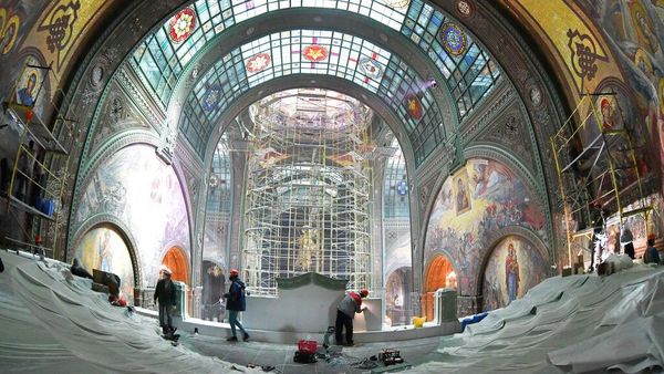 Potret Megahnya Katedral Angkatan Bersenjata Rusia