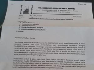 Heboh Viral Surat Rencana Takmir Hendak Robohkan Masjid di Banyumas Heboh Viral Surat Rencana Takmir Hendak Robohkan Masjid di Banyumas