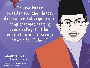 Prof. Nasaruddin Umar : Puasa Bukan Sekadar Menahan Lapar