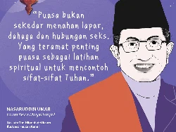 Prof. Nasaruddin Umar : Puasa Bukan Sekadar Menahan Lapar