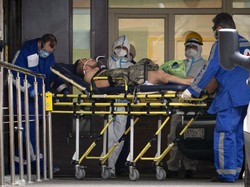 Rumah Sakit Terbakar, Ratusan Pasien Covid-19 Dievakuasi