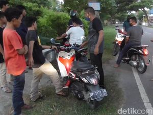 Polisi Bubarkan Balap Liar di Polman, Motor Dikembalikan Usai Lebaran