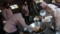 TNI Polri Dirikan Dapur Umum Disejumlah Daerah