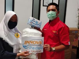 Aksi Pecinta Mobil Innova Ikut Perangi Virus Corona