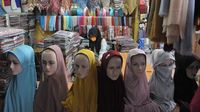 Penjualan Busana Muslim Sepi Pembeli