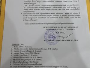 Video DPRD Sultra Bersurat ke Jokowi Tolak 500 TKA China