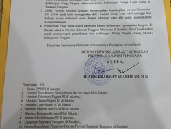 Video DPRD Sultra Bersurat ke Jokowi Tolak 500 TKA China