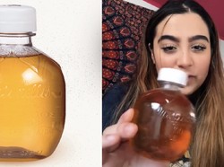 Tren Baru di TikTok, Gigit Botol Jus Apel yang Keluarkan Bunyi Renyah!